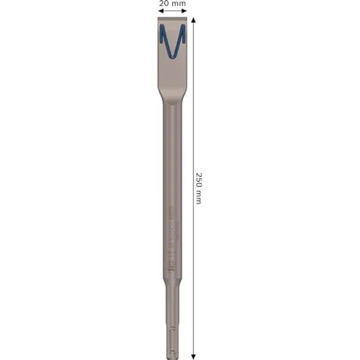Bosch Accessories EXPERT SDS plus-8C Flachmeißel, hochverschleißfest mit selbstschärfendem Blatt für Beton- und Mauerwerksabbruch – Bild 3