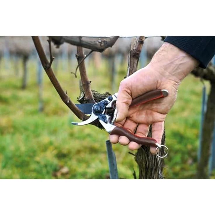 FELCO Baumschere FELCO 8 ELITE, Einhand-Astschneider mit 25 mm Schneidedurchmesser, ergonomische Ledergriffe, F-Tech-Beschichtung, schwarz – Bild 6
