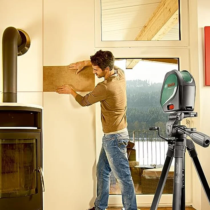 BOSCH UniversalLevel 3 Set Kreuzlinien-Laser im Karton, Selbstnivellierung, Neigungsfunktion, 120° Öffnungswinkel – Bild 4