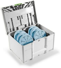 Festool Schleifmittel-Systainer³ SYS-STF D150 GR-Set Granat