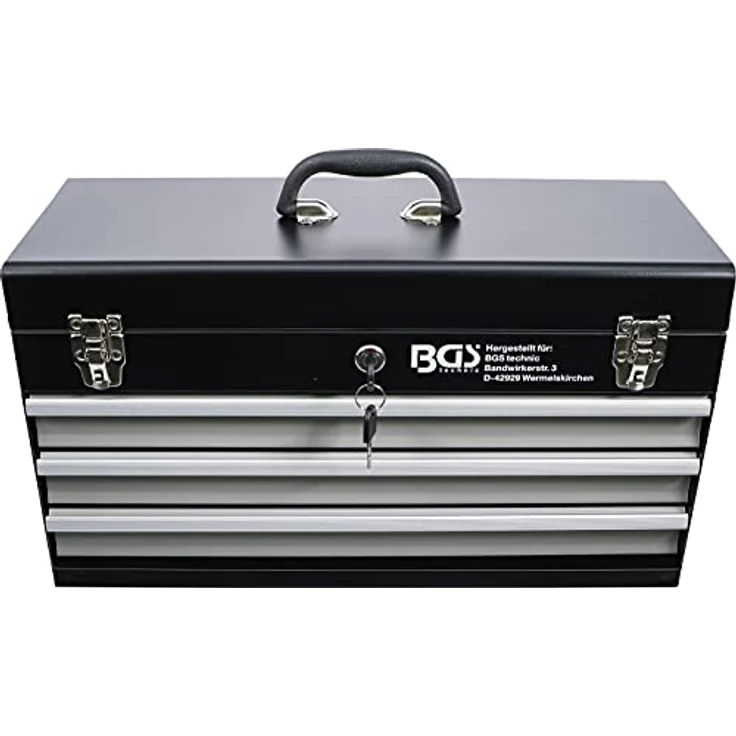 BGS 3312 | Metall-Werkzeugkoffer, leer | 3 Schubladen – Bild 4