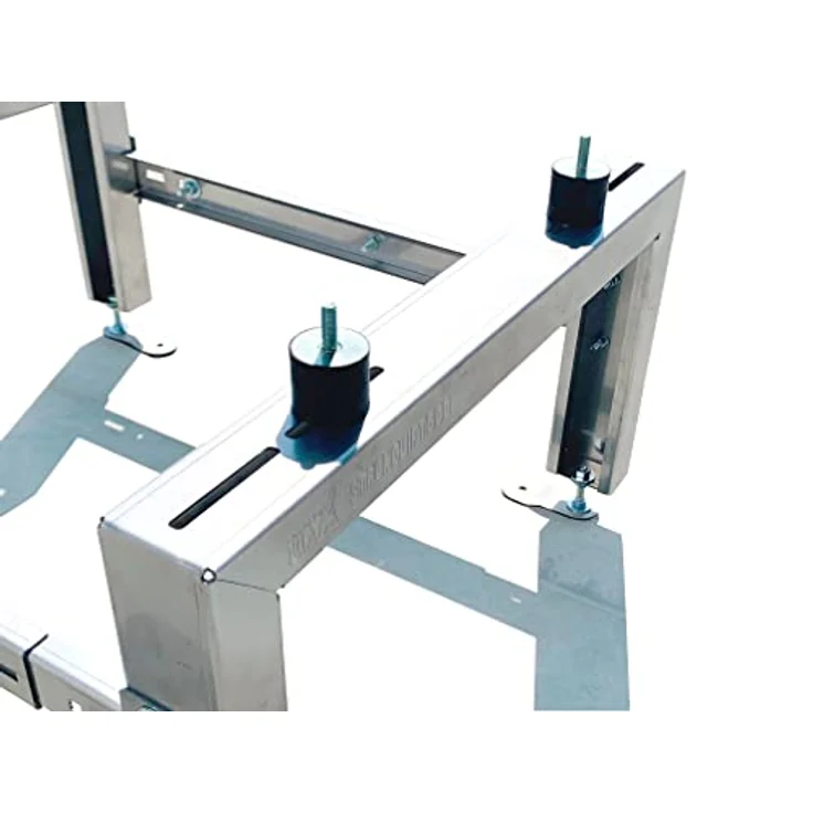 Firend Klimaanlage Wärmepumpe Bodenständer Halterung SL500X 500kg, Edelstahl 1.4301 2mm, geeignet für Außenaufstellung – Bild 4