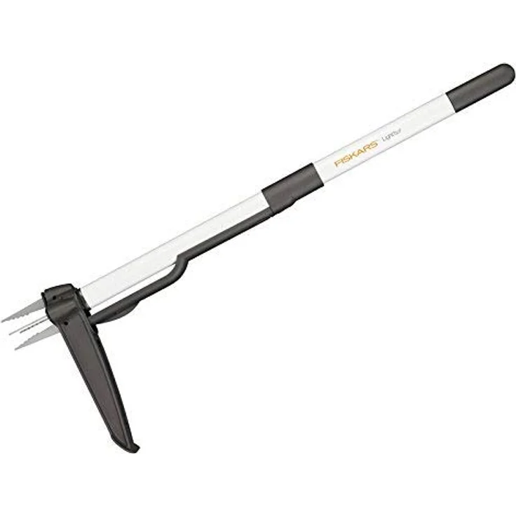 Fiskars Unkrautstecher, Länge: 90 cm, Rostfreie Stahl-Arme-Kunststoffgriff, braun-Weiß, Light, 1020127 – Bild 3