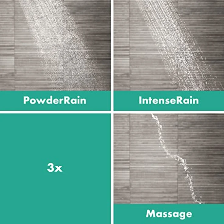 hansgrohe Duschset Pulsify Select S, Duschkopf mit Schlauch und Halterung, Handbrause mit 3 Strahlarten Relaxation, Mattschwarz – Bild 4