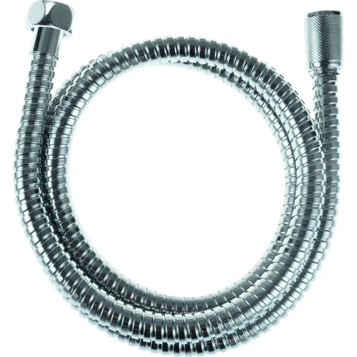 Schütte Brauseschlauch, Duschschlauch, Chrom, 150cm, Wasserspardichtung und knickfest, silber