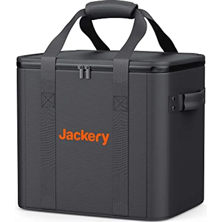 Jackery Eva Tragetasche für Explorer 1500 Pro/2000 Pro Powerstation Solargenerator, Schwarz (E1500 Pro/E2000 Pro Nicht im Lieferumfang enthalten)