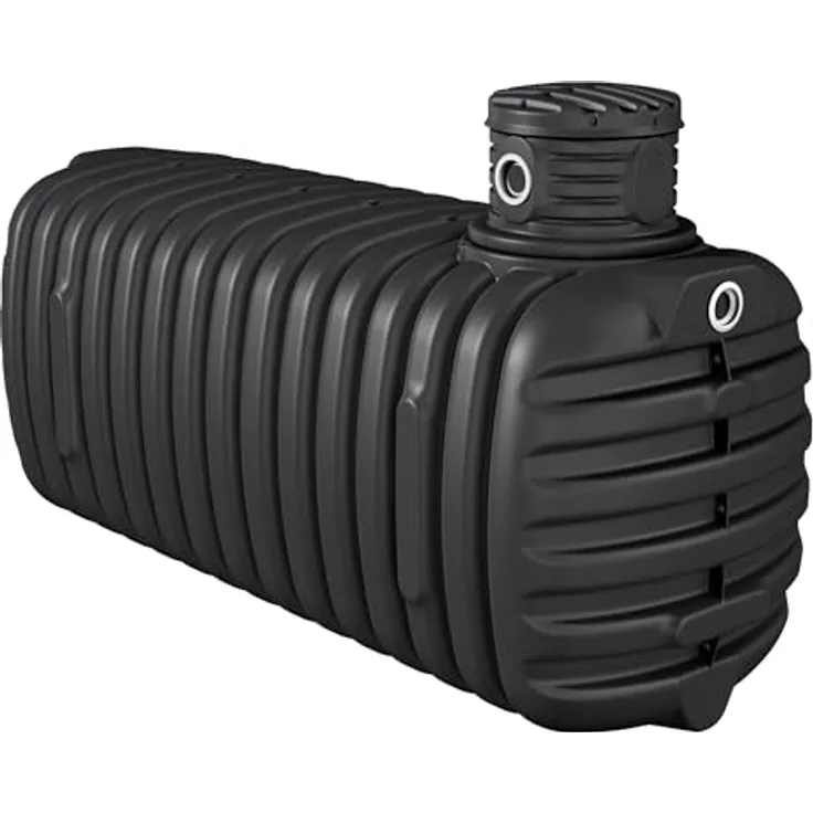 4rain Erdtank 'Promo' schwarz 4100 l inklusive Schachtverlängerung, monolithische Bauweise und 100% recycelbar