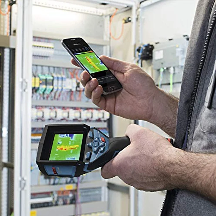 Bosch Professional 12V System Wärmebildkamera GTC 400 C (1x Akku 12V + Ladegerät, mit App-Funktion, Temperaturbereich: 10 °C bis +400 °C, Auflösung: 160 x 120 Pixel, in L-Boxx) – Bild 9
