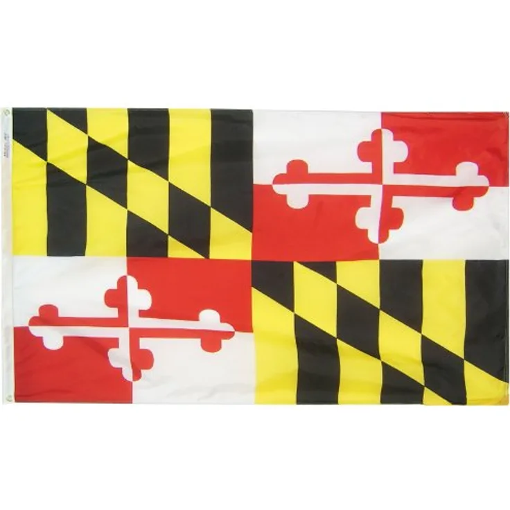 Annin Maryland State Flagge, State Flags, 3 by 5 Foot