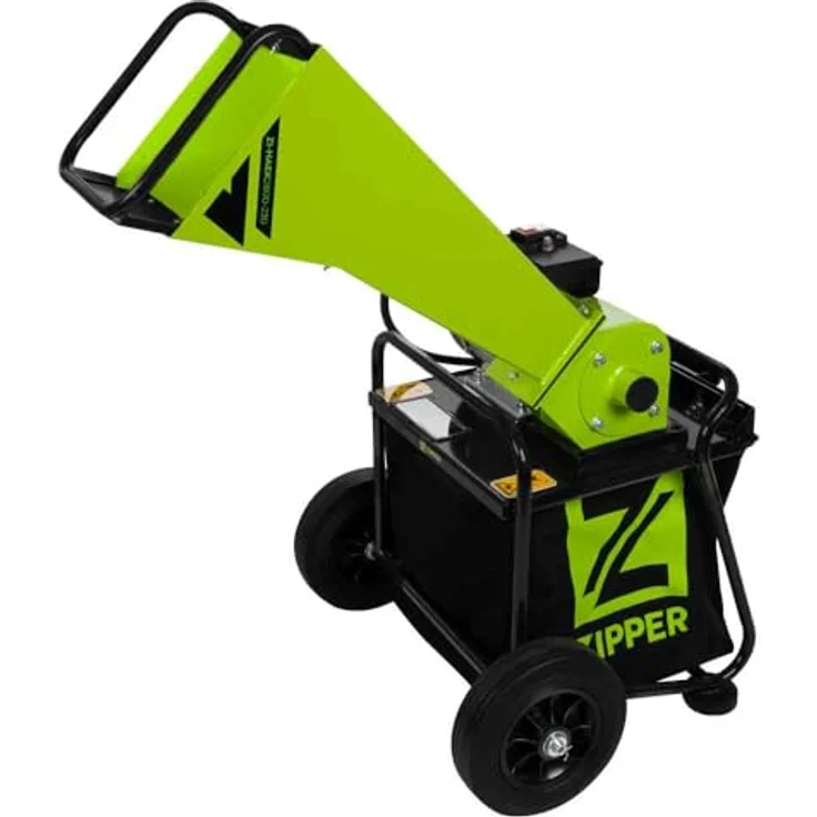 Zipper Benzin-Häcksler 'ZI-HAEK2800-230', 2,8 kW Gartenhäcksler mit 65 l Auffangsack und 50 mm Schnittstärke – Bild 4