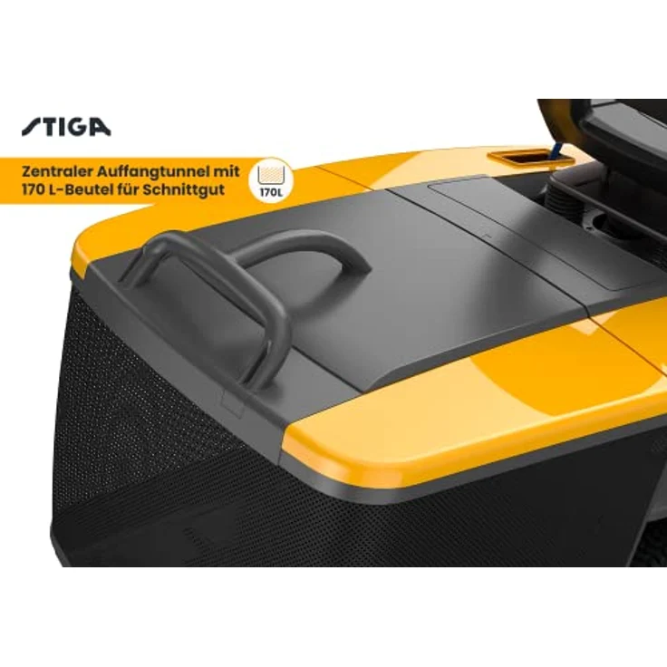 Stiga Akku-Rasentraktor Swift 372e, Schnittbreite 72cm, 48V, ePower Akku 25 AH, Bis zu 2000m2 Rasenfläche, 170 L Auffangbeutel – Bild 3