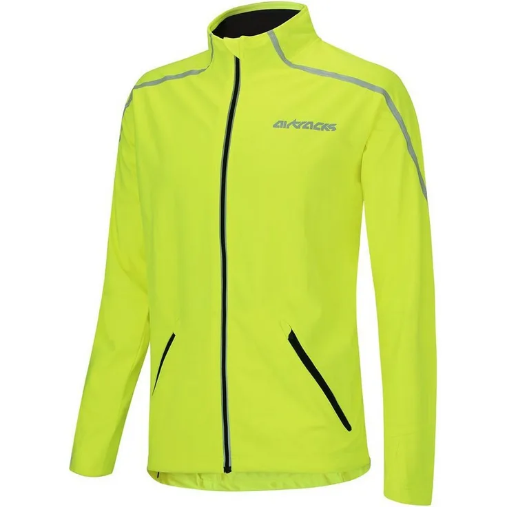 Airtracks Laufjacke Damen Thermo Laufjacke AirTech (Funktions Jacke für die kalte Jahreszeit Herbst - Winter) in Schwarz » S M L XL XXL «