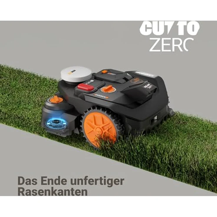 Worx Mährobotermodul Cut to Zero für Vision Cloud 2WD S/M, randnahes Mähen bis 2 cm, IP66 Schutzklasse – Bild 3