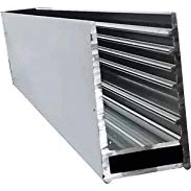 Glaszentrum Hagen - P.1001.1 Aluminium Wandprofil - Eckprofil - Türprofil für Duschwände/Duschkabine
