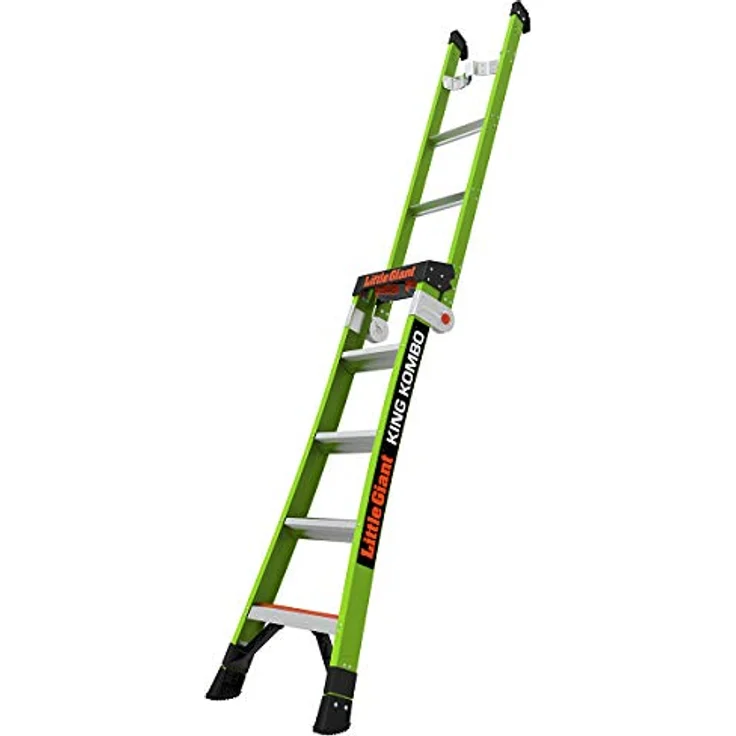 Little Giant King Kombo 5+4 Stufen 7.6 cm Leiter mit drehbarem Pad und rotierendem Pad – Bild 3