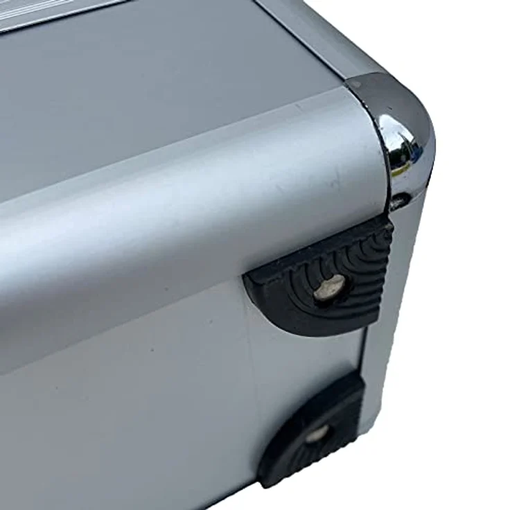 ECI Aluminium Koffer Instrumentenkoffer Flötenkoffer (LxBxH) 70 x 10 x 10 cm Messinstrumente Aufbewahrung – Bild 8