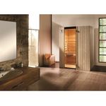 WEKA Infrarotkabine RANUA 2, 138x98x190 cm, 2770 W, naturbelassen