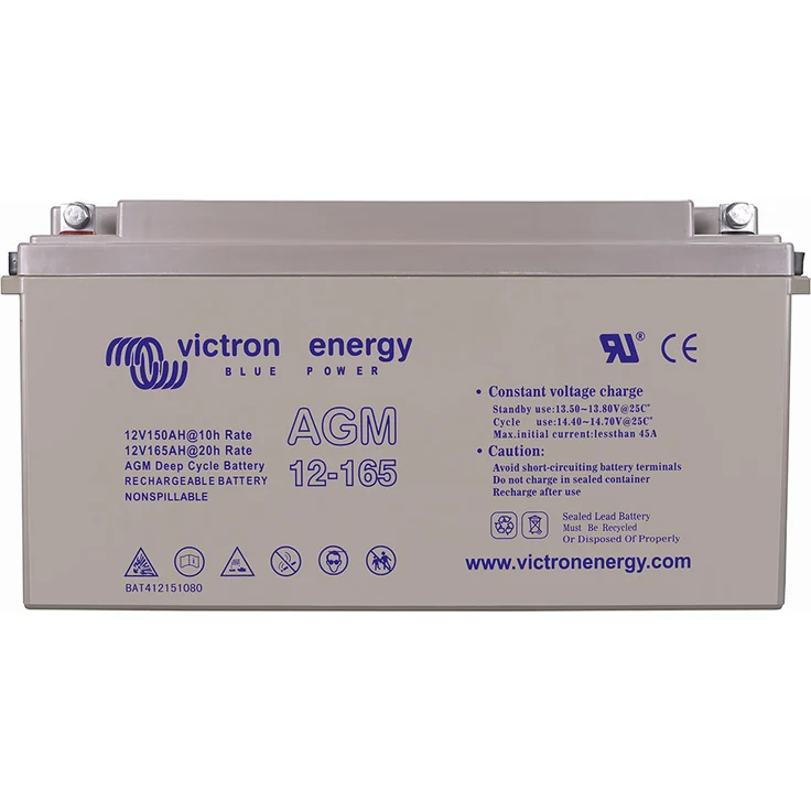Victron AGM 12V 165Ah Deep Cycle Akku Akkue – Bild 1