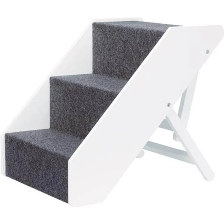 Trixie Heimtiertreppe, 3-stufig verstellbar - weiß - Preisvergleich