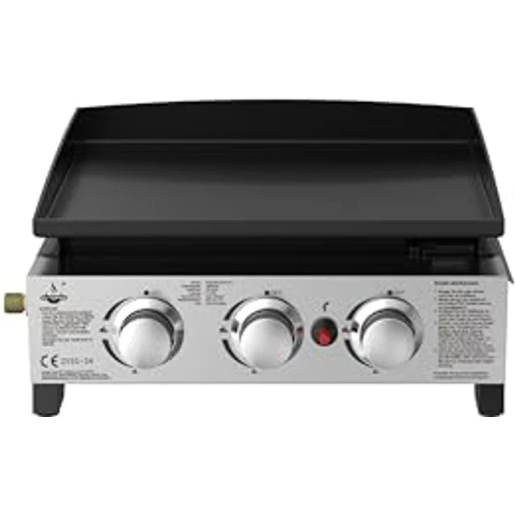 Plancha Gasgrill "AUSTIN III" von El Fuego® | 3 Hauptbrenner mit 2,5 kW | inkl. Gasschlauch und Druckminderer | Grill BBQ | AY 4420 – Bild 1