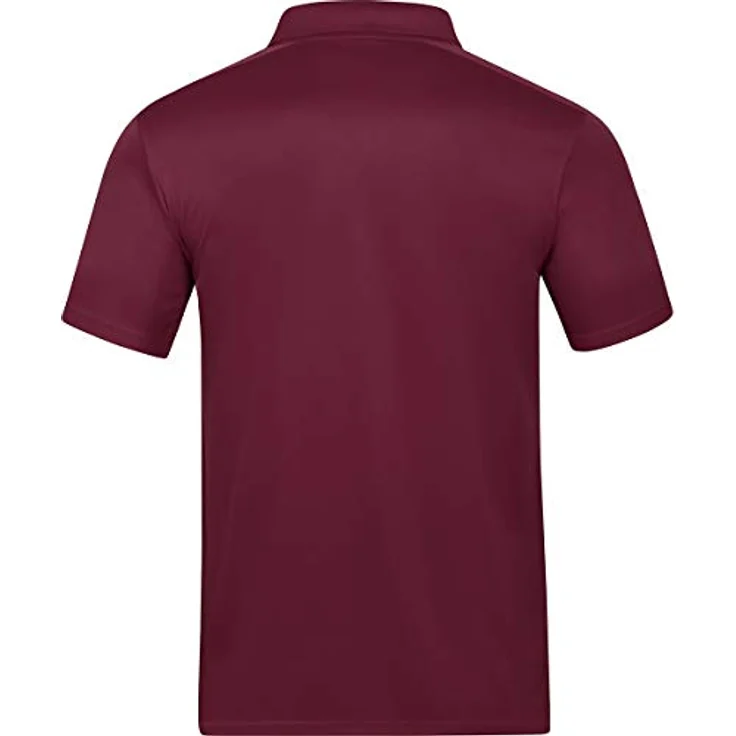 JAKO Herren Polo Classico, maroon, S, 100% Polyester, Knopfverschluss, kontrastierender Ärmelabschluss – Bild 2