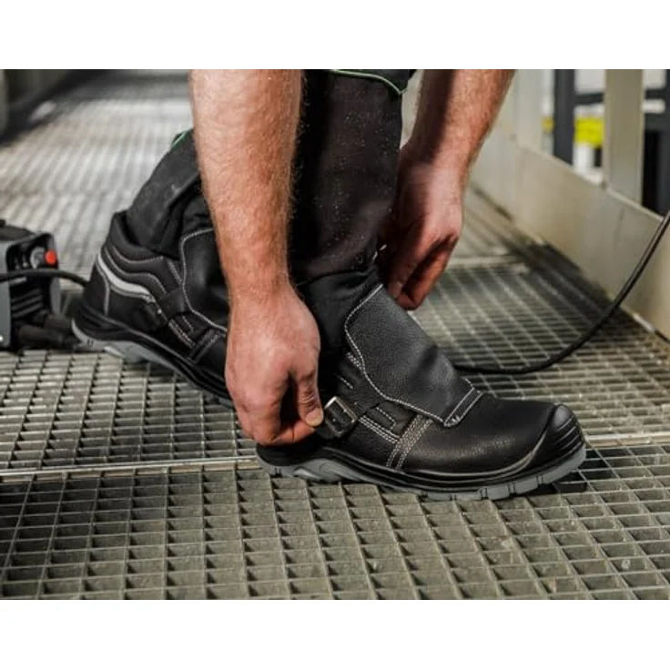 No Name NEO S3 SRC HRO Schweissstiefel, Leder Arbetsschuhe mit Zehenschutzkappe und Durchtrittsicherheit, Gr. 39 – Bild 6