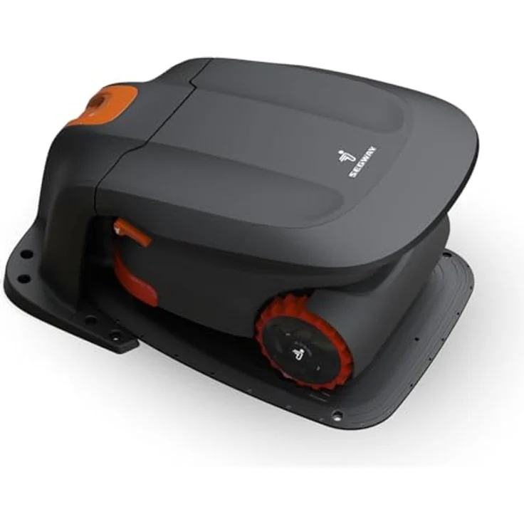 Segway Garage M für Mähroboter Navimow i2 LiDAR-Serie, mobile Parkstation in Grau mit hochklappbarer Abdeckung – Bild 4