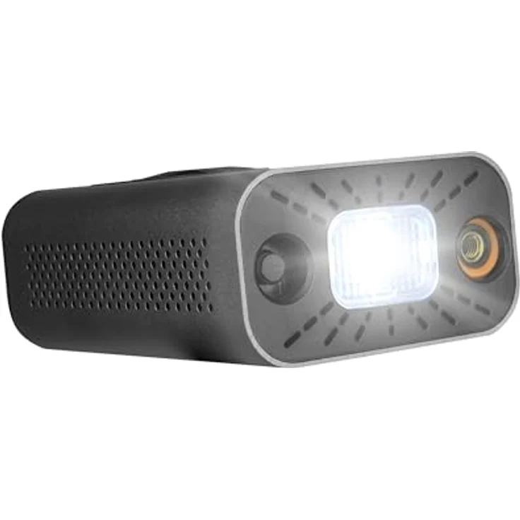 Eufab Mini-Kompressor aufladbar, mit integrierter Powerbank und LED Arbeitsleuchte – Bild 5