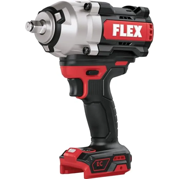 Flex Akku-Schlagschrauber 18 V IW 1/2" 1500 18-EC C (EMS-System, bürstenloser Motor, mit LED-Licht, Vierkantaufnahme 1/2") 532063, in Schwarz