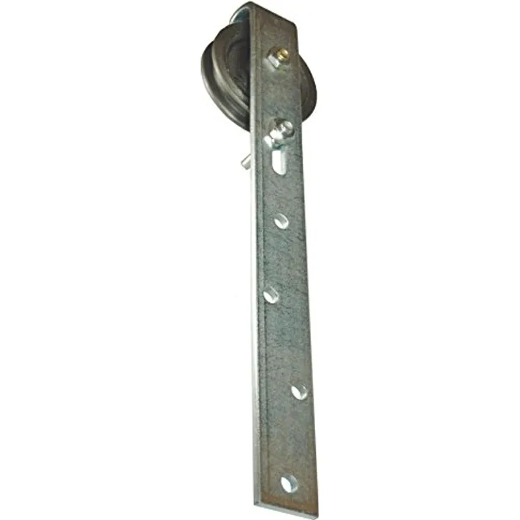 HBS Schiebetürrolle GG501/60, Grauguss mit verzinktem Stahlbügel, 6,1 cm, maximale Belastung 29,9 kg