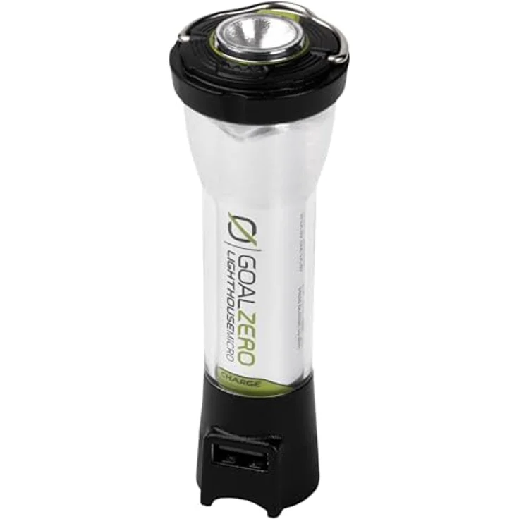 Goal Zero 32008 Lighthouse Micro Charge LED Camping-Leuchte 120lm akkubetrieben 87g Schwarz, Gelb – Bild 2