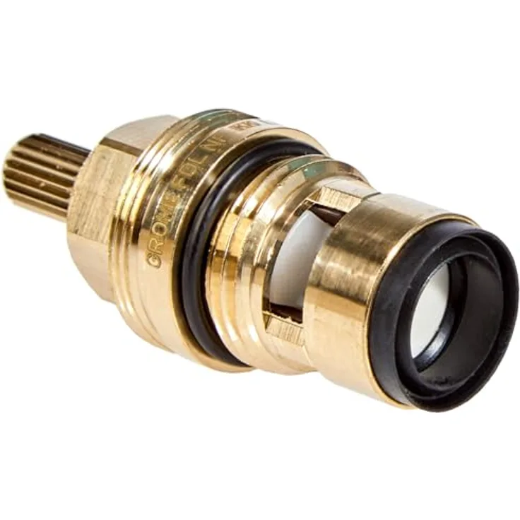 Grohe Spültischarmatur 45346000, Keramikkopf mit Drehwinkel 180 Grad, Anschlag rechts