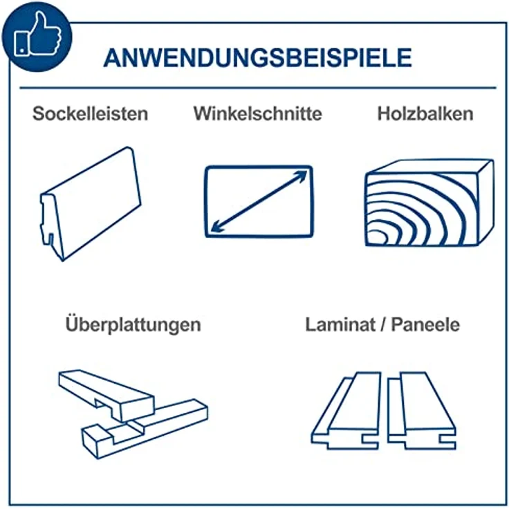 Scheppach Kappsäge HM80L (Gehrungssäge mit 1500 Watt, Sägeblatt-Ø 210mm, 24 Zähne, Schnittbreite 120mm, Schnitthöhe 60mm, beidseitig schwenkbar und neigbarer Sägekopf, Laser) – Bild 4