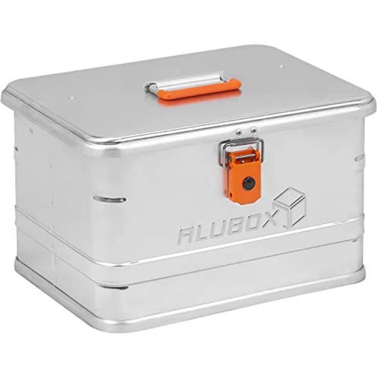 Alubox Alubox® Aluminiumbox 29 Liter, Transportbox aus 1 mm Aluminium, staub/spritzwassergeschützt, 43 x 34 x 27 cm – Bild 1