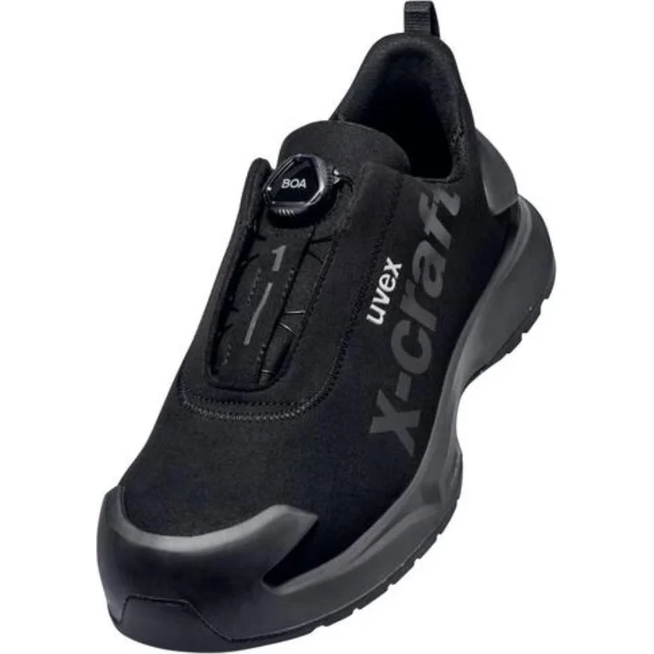 Uvex 1 x-craft BOA, S3S Sicherheitsschuh Halbschuh, schwarz, atmungsaktiv und abriebfest