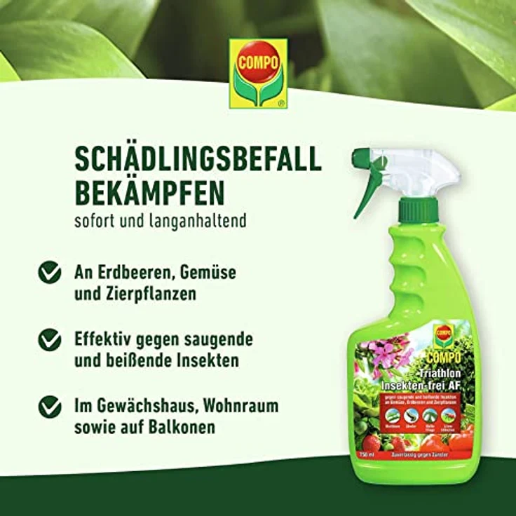 COMPO Triathlon Insekten-frei AF 750 ml – Bild 3