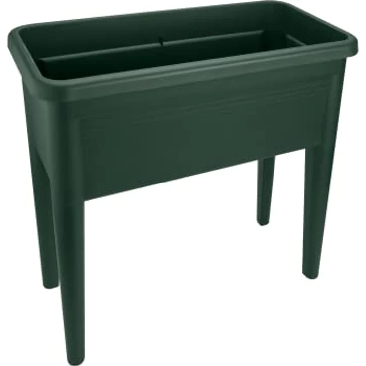 Elho Green Basics Anzucht Tisch XXL 75 - Kunststoff Hochbeete für Garten - Kräuterbeet - Ø 75.5 x H 65.1 cm - Grün/Laubgrün - Preisvergleich – Bild 2