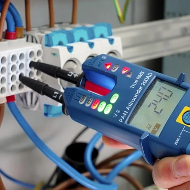 Pancontrol Spannungsprüfer PAN ALLROUNDER 200AD, Spannungs- & Durchgangsprüfer mit LED & LCD-Anzeige - Preisvergleich – Bild 2