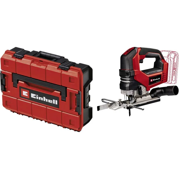 Einhell TP-JS 18/135 Li BL, Akku-Stichsäge 18V ohne Akku und Ladegerät, Pendelhub, LED-Licht, werkzeuglose Sägeblattaufnahme