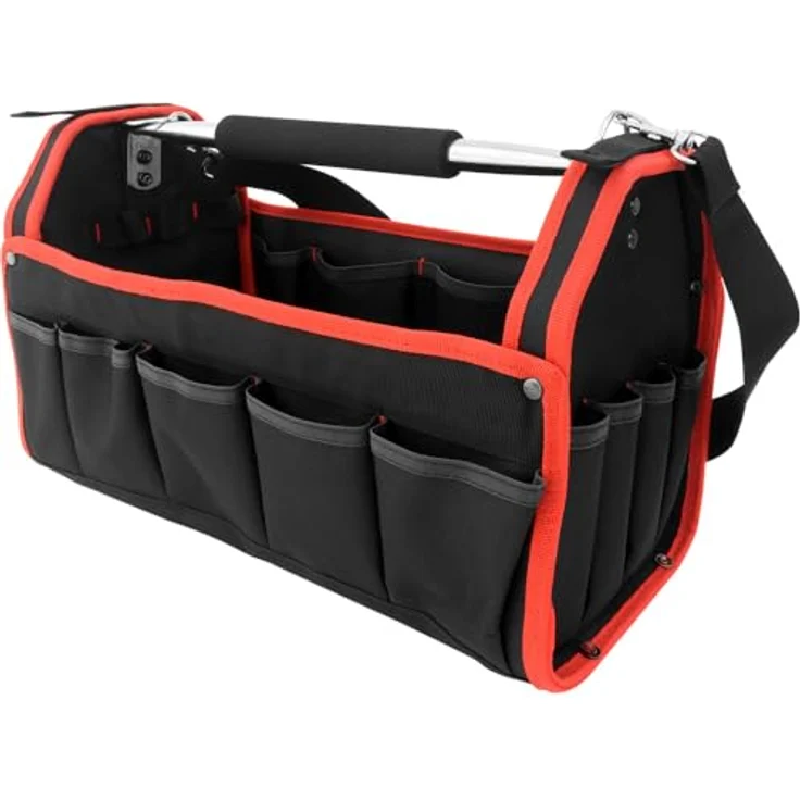 Werkzeugtasche Montagetasche Werkzeugbox Werkzeugkasten Werkzeug Schultergurt XL – Bild 5