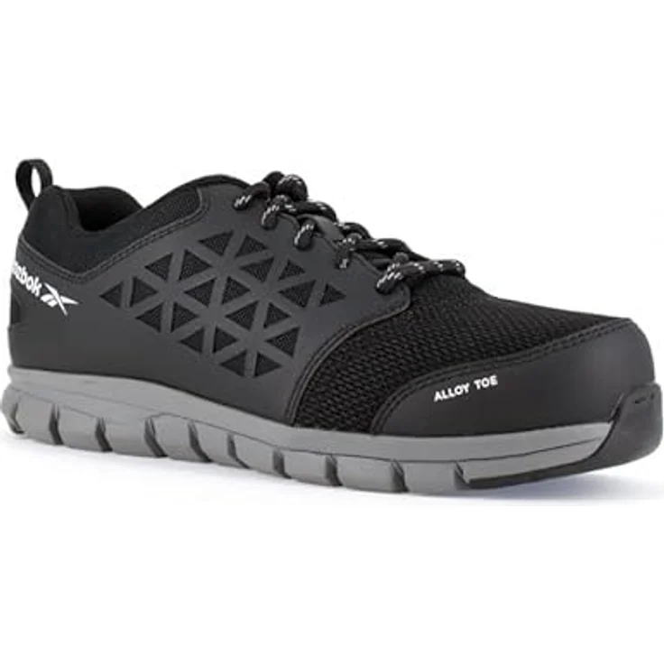 Reebok Excel Light S1P Sicherheitsschuhe (Größe 41) mit Aluminium-Zehenschutzkappe, atmungsaktivem Obermaterial und flexiblem EVA-Sohle – Bild 7