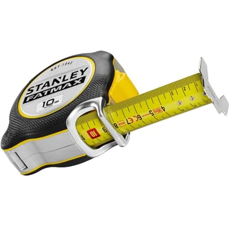 Stanley FATMAX Bandmaß XTREME 10m mit integrierter Fingerbremse und BLADEAMOR-Überzug, extra großer Haken, beidseitig bedruckt, Bi-Material Gehäuse - FMHT38232-0 – Bild 5