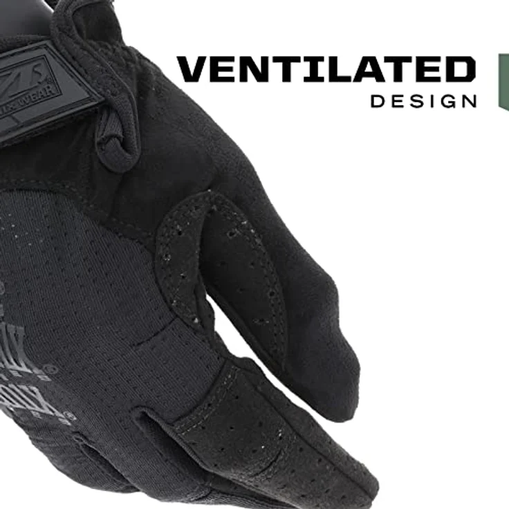 Mechanix Wear Specialty Vent Covert Handschuhe, XX-Large, belüftetes Netzgewebe, touchscreenfähig, vollständig schwarz – Bild 2
