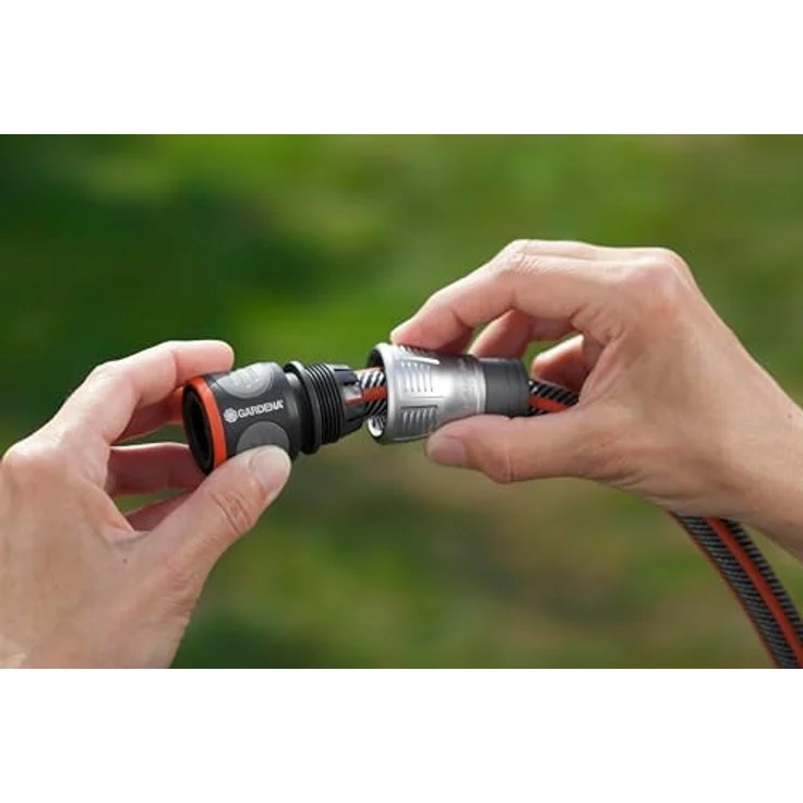 GARDENA Premium Schlauchverbinder 13 mm (1-2 Zoll) - 15 mm (5-8 Zoll): Adapter für Wasserhähne, hohe Schlauchhaltekraft, frostsicher, verpackt (18255-20) Bewässerungszubehör – Bild 5