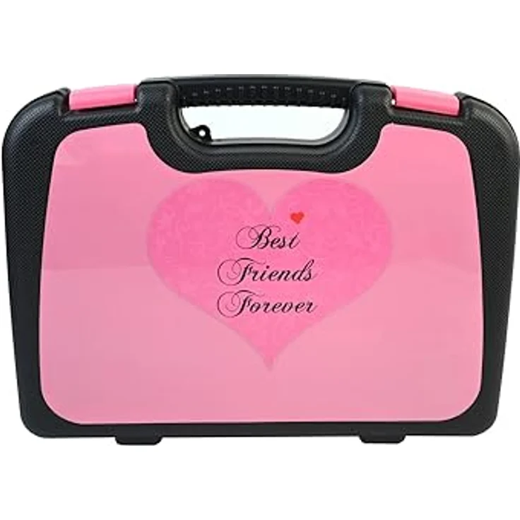 P & K Werkzeugkoffer Best Friends: Personalisierter 136-teiliger Werkzeugkoffer in Pink – Bild 2
