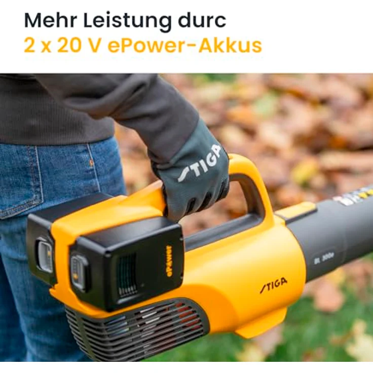 Stiga BL 300e 273504501/ST1 Laubbläser inkl. Akku, inkl. Ladegerät (Akkubetrieb, Laubbläser) – Bild 5