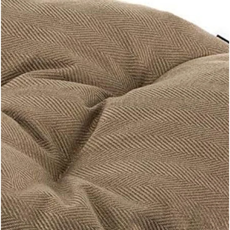 Ferplast Hundebett Hundekissen Katzenkissen Hundesofa für mittelgroße Hunde, 85 x 55 x 15 cm Waschbar, Braun – Bild 4