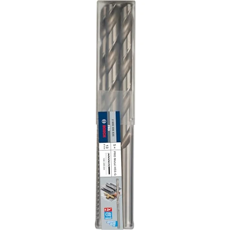 Bosch Professional Metallbohrer HSS-G geschliffen mit langer Arbeitslänge (5 Stück, Ø 13 mm) – Bild 3