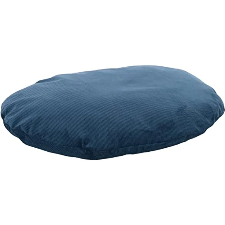 Flamingo Kissen Celeste Oval, Dunkelblau, 90x66x10cm, aus Kunststoff – Bild 1