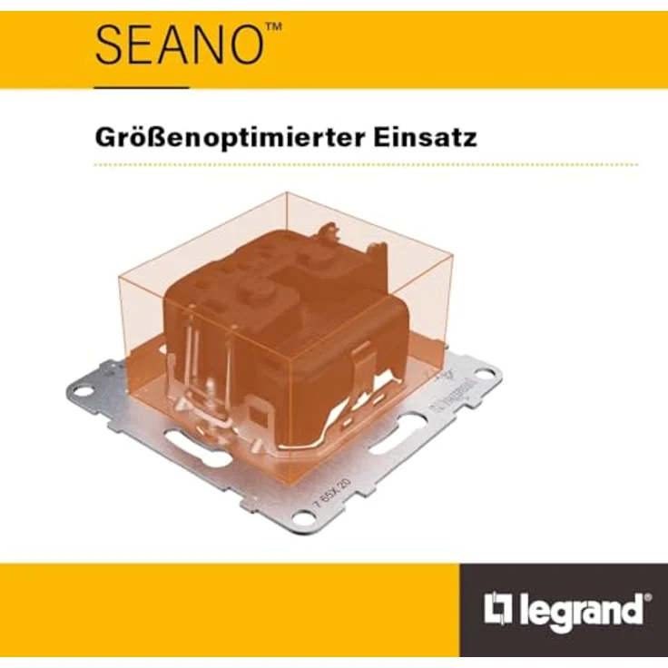 LEGRAND SEANO Bewegungsmelder-Einsatz, 170° Erfassungsbereich, mit Handbetätigung, 2-150W, max. 8 m Reichweite, 765037 – Bild 4